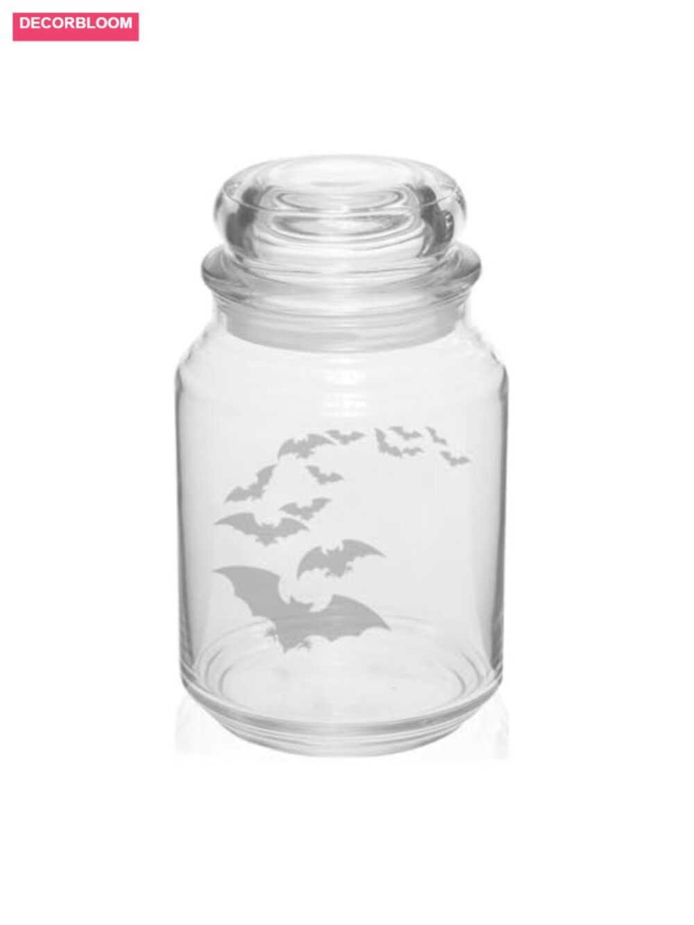 26 oz Glass Candy Jar with Airtight Lid Apothecary Storage Container